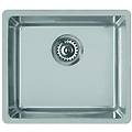 space 500 r15 lic500sacun15 lavello in acciaio inox satinato 1 vasca 540x440 mm