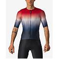 maglia aero race 6. 0 rosso corsa manica corta rosso argento blu marino xl