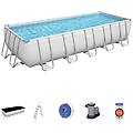 - piscina fuori terra rettangolare power steel 640x274x132 cm 5611z