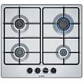 - piano cottura pgp6b5b86 a gas 4 fuochi gas colore acciaio inox