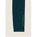 leggings 7/8 vita alta con logo glitter sul fondo dark sea donna xxs