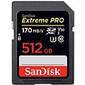 extreme pro sdxc 512gb classe 10 u3 v30 uhs-i
