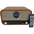 hra1782nd+bt microsistema vintage cd/bluetooth/aux/usb legno