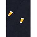 calze corte in cotone a fantasia uomo blu taglia 44-45