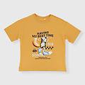 t-shirt in jersey da bambino arancio taglia 12m