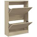 - scarpiera rovere sonoma 60x21x87 5 cm in legno multistrato