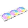 c120 argb ventola bianca per pc 12 cm 3 pz