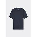t-shirt in lino uomo blu taglia s