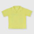 polo in jersey da bambino giallo taglia 12