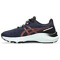gt-1000 13 gs jr scarpe running stabili ragazza dark blue/orange 1 5 us