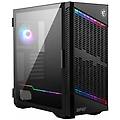 case atx mpg velox 100p airflow mid-tower 1xvetro temperato 7 slot espansione 2x3 5/4x2 5