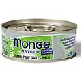 natural adult cottura al vapore 80 gr tonno a pinne gialle e pollo confezione da 6 pezzi cibo umido