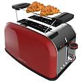 tostapane toastin' time 850 red 2 fette acciaio supporto panini 850w rosso