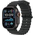 watch ultra 2 gps + cellular 49mm cassa titanio nero con nero ocean band (mx4p3ty/a)