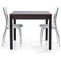 - garrett tavolo da pranzo moderno allungabile a libro in rovere 90 x 90/180