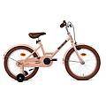 bici bambino dutchy 18 pollici rosa opaco con rotelle