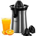 spremiagrumi elettrico rotazione bidirezionale 2 coni dimensioni diverse limoni e arance acciaio