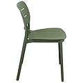 sedia in polipropilene impilabile cm 52 5 l x 44 p x 79 hdi color verde oliva 44 x 79 x 52. 5 cm