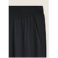 pantaloni sportivi in viscosa con dettagli a costine anthracite donna medium