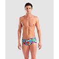 shorts da bagno uomo black-multi