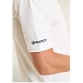 t-shirt regular con stampe lucide e dettagli tono su tono blanc de blanc uomo extra large