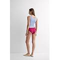 slip in cotone e pizzo donna rosa taglia 4