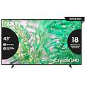 smart tv 43 ue43du8070uxzt crystal uhd 4k 4k upscaling airslim design dvbt-2 q-symphony &