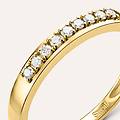 anello riviere firmamenti oro giallo diamante collezione firmamenti misura 50 oro giallo