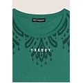 canotta in jersey con stampa floreale sulle spalle greenlake donna large