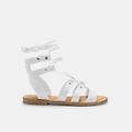 sandali da donna con fascette bianco