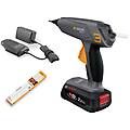pistola colla a caldo steinel mobileglue 3011 130-200??c in kit con batteria e caricabatteria