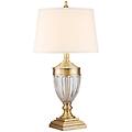 lampada da tavolo tessuto dennison 1 brushed brass
