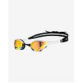 occhialini cobra ultra swipe bianco con lenti gialle