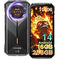 s punk 16gb/256gb 10800mah ip68 resistenza dual sim nero