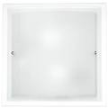 europe plafoniera neoclassico doppio 2 x e27 argento 40 cm