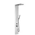 colonna doccia multifunzione mod. broadway in acciaio inox