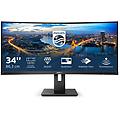 monitor curvo 34 led va 21 9 3440x1440 5ms 300 cdm dp/hdmi altezza multimediale 345b1c/00