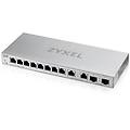 xgs1210-12 switch unmanaged plus 8 porte gigabit 2 2. 5gbe 2porte sfp+ 10gbe easy management per
