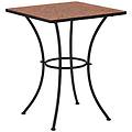 - tavolino da bistrot con mosaico terracotta 60 cm in ceramica