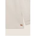 camicia donna in felpa con bottoni dorati white sand donna extra small