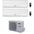 climatizzatore dual split spg 12+12 con mpg520 r-32 inverter wi-fi optional classe a++