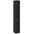 - mobile sottile nero 30x42 5x225 cm in truciolato