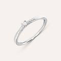 anello solitario grace oro bianco diamante collezione grace misura 49 oro bianco