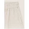 pantaloni wide leg in cotone navetta con ricami sangallo white sand direct dyed donna xx large