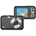 fotocamera digitale 1080p 44mp zoom 16x schermo da 2 4''. black