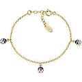 bracciale con charms pendenti bambino argento 925 gioiello junior brj3cogro1