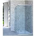 - box doccia angolare porta scorrevole 62x88 cm trasparente