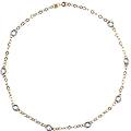 collana donna oro bianco giallo gl102011