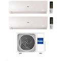 climatizzatore dual split flexis plus white 12+18 con 3u70s2sr5fa inverter wi-fi classe a++