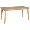 tavolo costo rettangolare 160x80x76 cm (lxlxh) marrone chiaro rettangolare